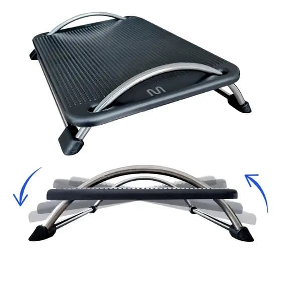 Apoio Para Os Pés Descanso Base Suporte Ergonômico Reclinável Multilaser