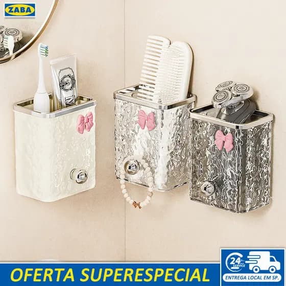 Toiletries Acrílico Caixa De Armazenamento Para Banheiros Com Padrão Glacier Organizador Multifuncional Luxo