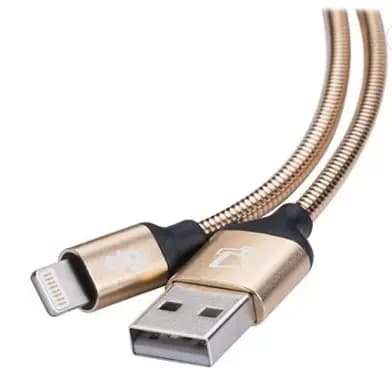 Cabo de sincronia/recarga lightning 1m dourado INX810GD Elg CX 1 UN