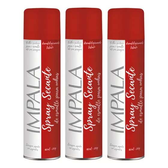 Spray Secante de Esmalte Para Unhas Impala