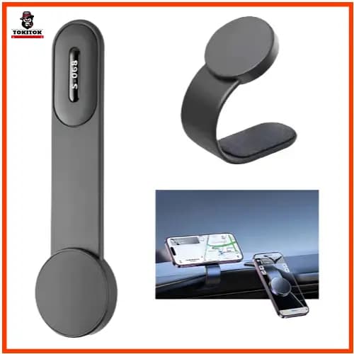 Suporte Veicular para Celular Magnético 360° Firme e Ajustável para Painel Carro – Universal Fácil de Usar