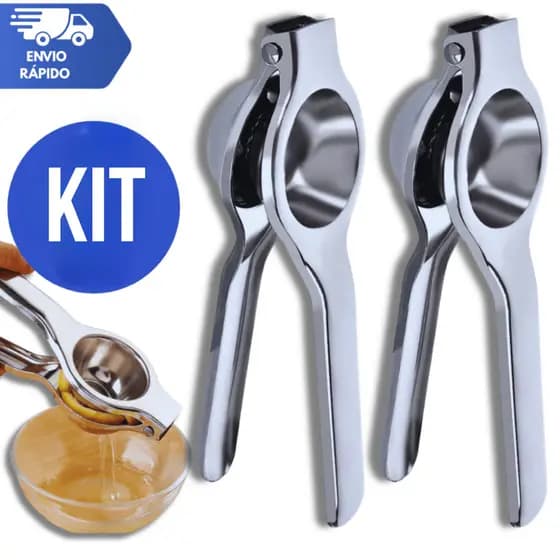Espremedor De Limão Em Aço Inox Para Cozinha Restaurantes e Casa Resistente Multiuso
