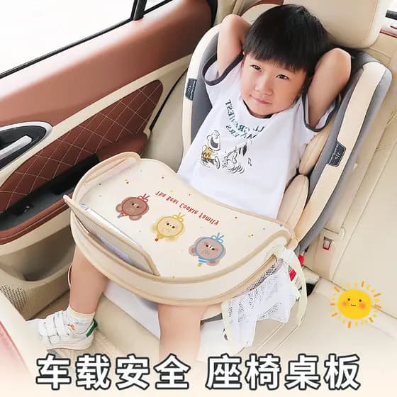 Carro dos desenhos animados à prova dwaterproof água pequena placa de mesa traseira do carro crianças mesa de jantar ban