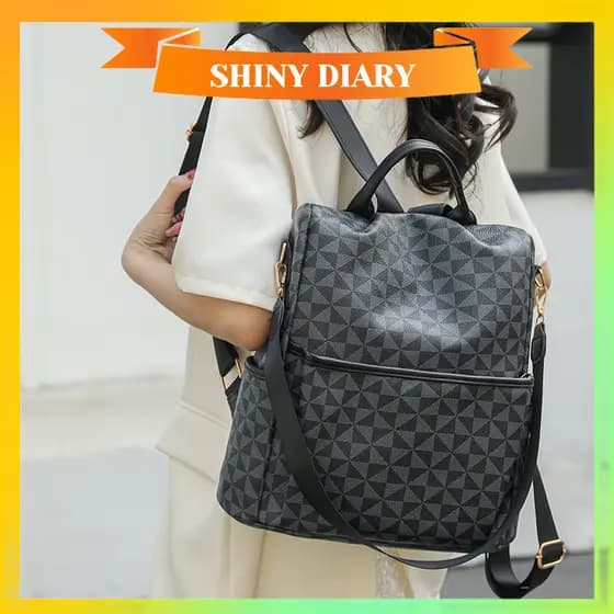 SHINYDIARY Mochila Feminina Reforçada De Grande Capacidade Para Viagem