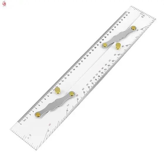 Régua Paralela Marinha para Desenho de Cartas Náuticas, Pode Desenhar Linhas de 450mm, Usada para Desenho de Cartas Náut