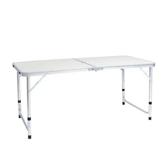 Mesa Dobrável Vira Maleta Camping 120x60cm Alumínio E Mdf Alira Home
