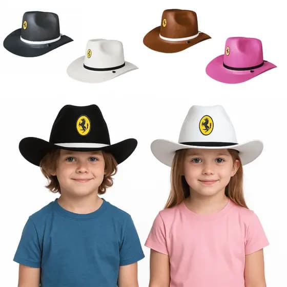Chapéu Country Cowboy Rodeio Faroeste Em Eva Festa Junina Infantil Vaquejada
