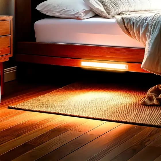 10/30/50cm Smart Luminária Inteligente Ultra LED com sensor de movimento sem fio Recarregável USB para Baixo do Armário