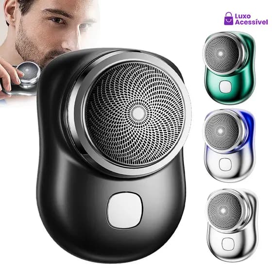 Surpresa oferta! Aparador de barba elétrico mini-portátil à prova d'água, modelo C, em oferta incrível!