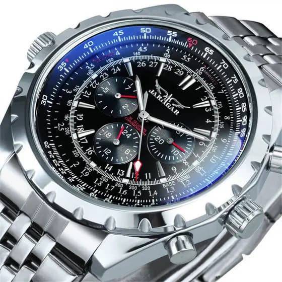 Novo relógio mecânico automático masculino moda Casual oco multifuncional grande mostrador relógio masculino