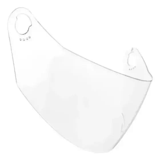 Viseira Cristal Transparente Pro Tork R8 New Liberty 4 E 5 Moto Capacete Fechado