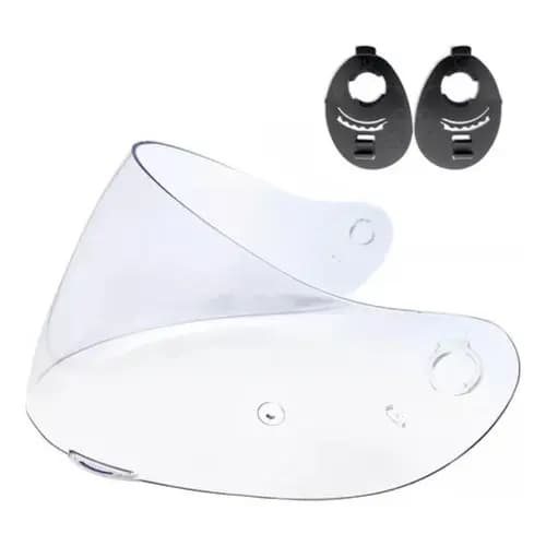 Viseira Capacete Cristal Fly F7 F8 + Par Reparo Lateral