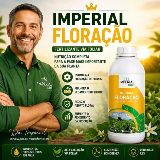 Adubo Foliar para Maracujá Flor Mamangava 1 Litro Imperial Floração