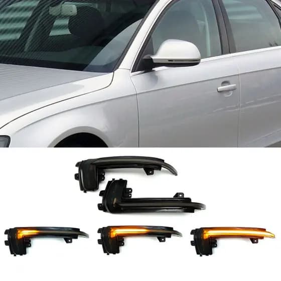 Seta retrovisor sequencial Audi A3 8P 2006 2012 Audi A4 S4 2008 2016 A5 S5 2007 2019 A6 2008 2018 Audi A8 2011 2017