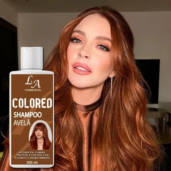 Shampoo Tonalizante Avelã Acobreado - Chocolate Morena Iluminada - S/ Amônia 300ml