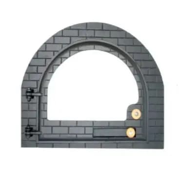 Porta De Forno Com Tampa De Vidro De Pizza Tijolinho