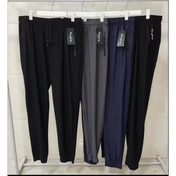 Calças elásticas masculinas