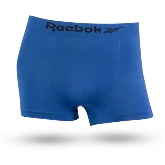 Cueca Box Boxer Microfibra Lisa Reebok Sem Costura Qualidade Premium