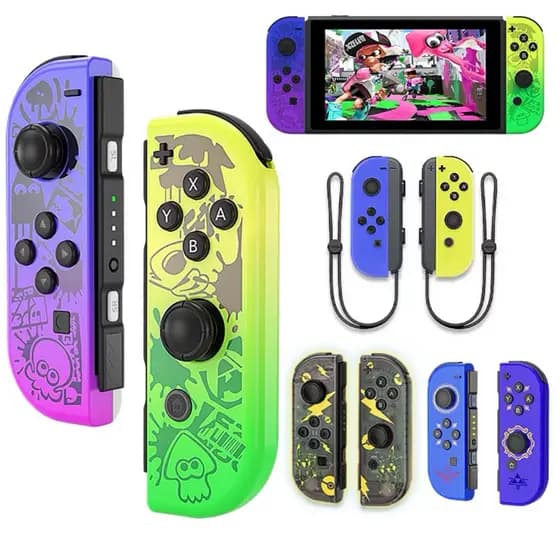 Gamepad Para Nintendo Switch Controle Joystick Joycon ZELDA/DOURADO VERDE PIKACHU/PRETO CINZA/CINZA ESCARLETE/VIOLETA