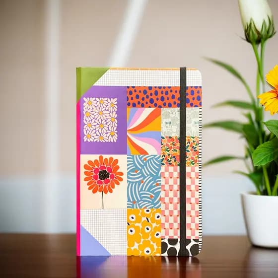 Caderno de Desenho Capa Dura Caderno Feminino A5 Caderno tipo Moleskine 60 folhas