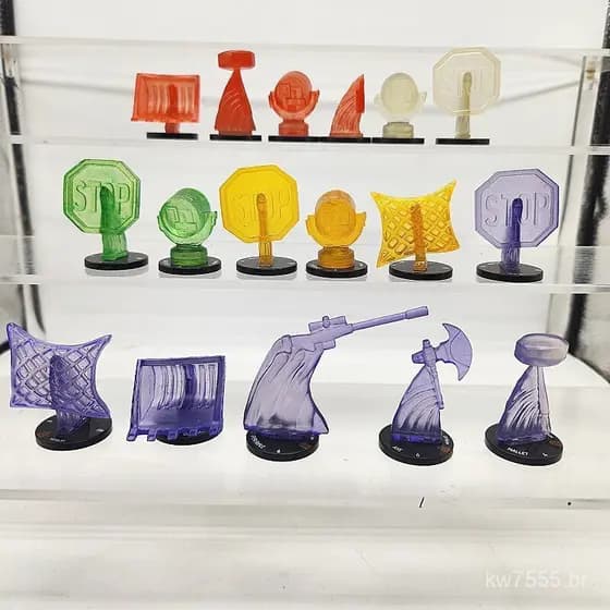 A3-11 Produtos Soltos DC War Chess WIZARD Jogo de Tabuleiro Guerra da Luz Legião das Sete Luzes