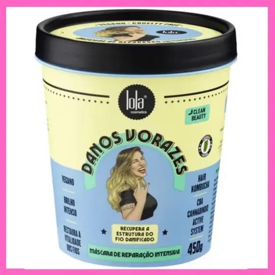 Máscara Danos Vorazes - Lola Cosmetics 450ml