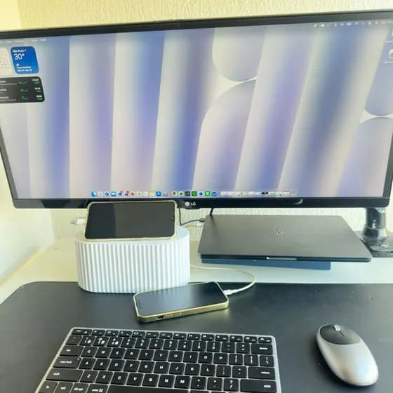 Organizador de Cabos Estilo Ripado Porta Fios e Tomadas Caixa Organizadora para Mesa, Home Office, Sala e Escrivaninha