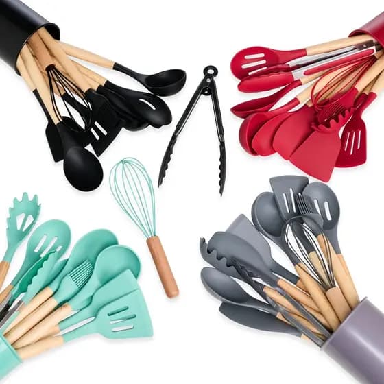 Kit Utensílios 12 Peças - SEM PERSONALIZAÇÃO