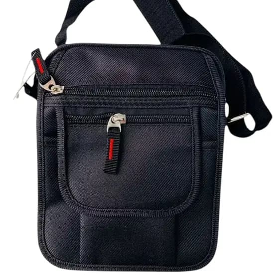 Bolsa Transversal Unissex Grande Impermeãvel Porchete Shoulder Bag Ajustãvel Dia a Dia Celular