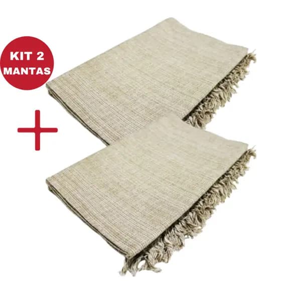 Kit 2 Mantas Para Sofá Gigante 2,20x1,20 M Tipo Capa De Sofá Protetor