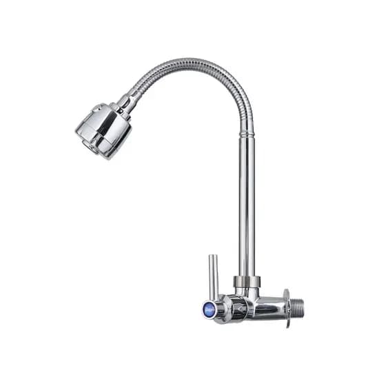 Heemli Torneira Cozinha Gourmet para Parede e Bancada de Cozinha para Pia de Cozinha em Cromado Metal+ABS