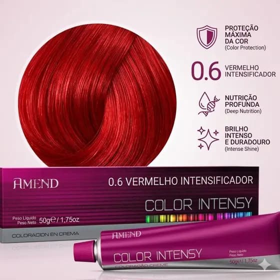 Coloração 0.6 Vermelho Intensificador Amend Color Intensy