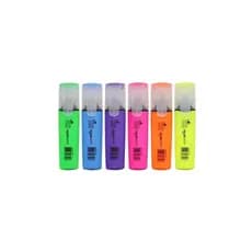 Kit 6 Marca Texto Neon Fever Leo&Leo