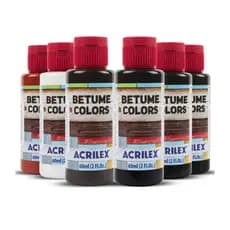 Betume Colors Acrilex 60ml Tinta Envelhecedora Para MDF