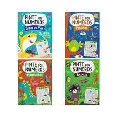 Livro Infantil Pinte por Números – Divirta-se Colorindo por Códigos de Cores