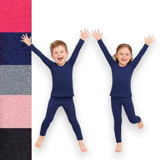 Conjunto Térmico Infantil Menina e Menino Segunda Pele Flanelado Peluciado Inverno 1 ao 10