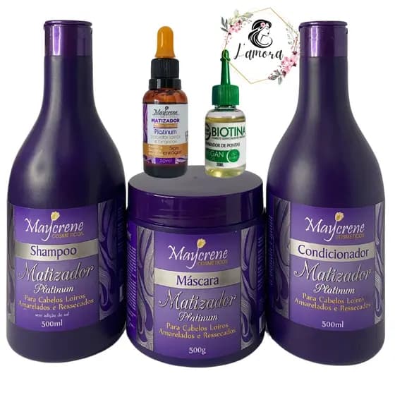 kit matizador maycrene 500ml ( monte seu kit)