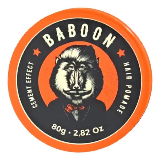 Pomada De Cabelo Baboon Cement Effect Fixação Forte 80g Penteado Perfeito