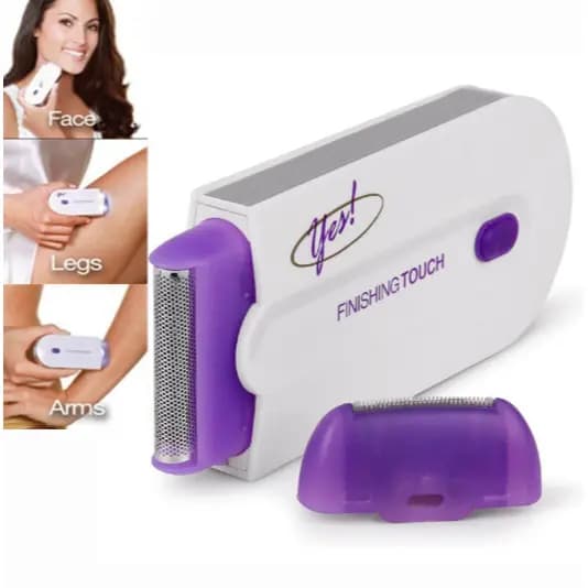 Depilador Removedor De Pelos facial e Corporal sem fio 2 em1 Elétrico Yes Finishing Touch
