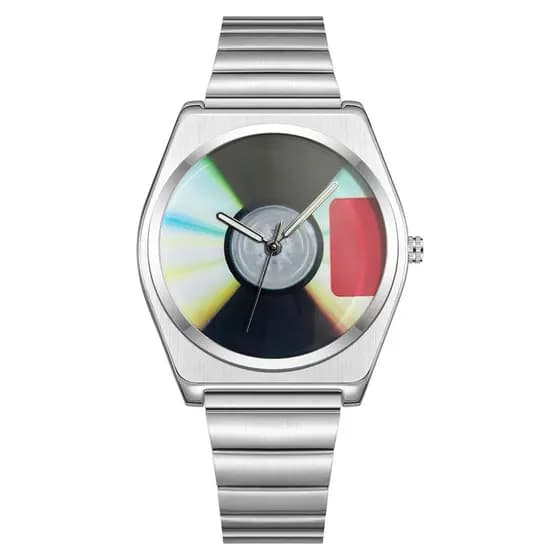 PINTIME, disco de moda, design criativo, casais, quartzo à prova d'água, todo-comparável