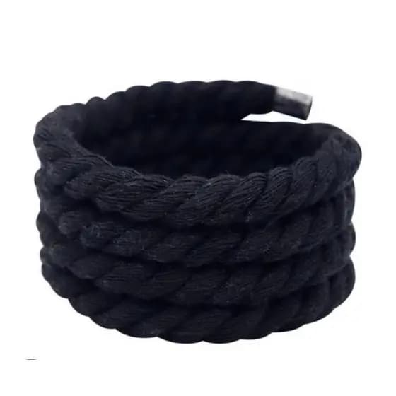 1 Par De Cadarço Lançamento Trançado Poliéster São Francisco 1,20 Cm ENVIO IMEDIATO Preto ou Preto