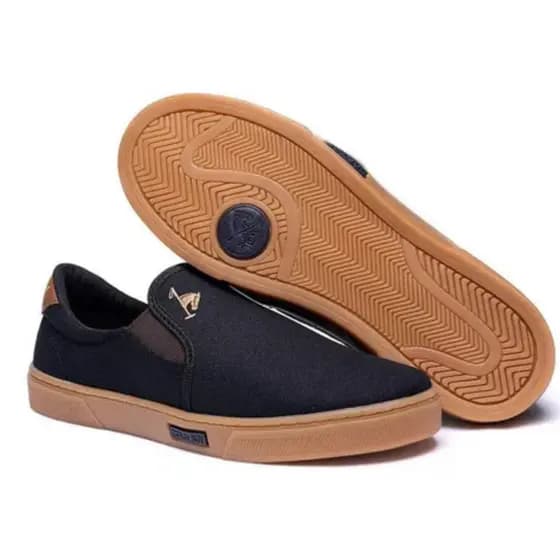 Tênis Sapatênis Masculino Polo Joy Iate Casual Confortavel Calce Facil Material Externo Lona Algodão