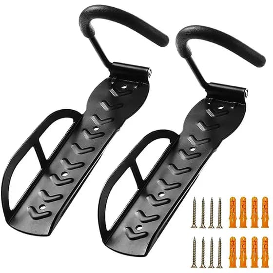 Kit 1/2 Suporte Parede Gancho Resistente Para Pendurar Bicicleta Bike
