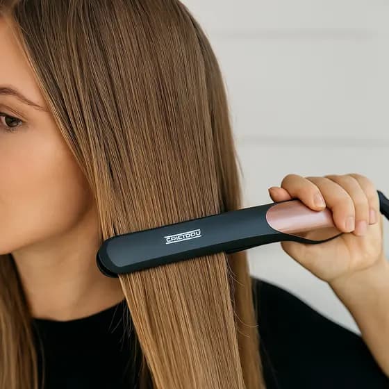 Chapinha Cabelo Profissional 50W Bivolt Prancha Cerâmica Alisadora Antifrizz Modelar Ondas Brilho