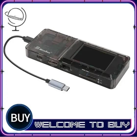Console Botão Personalizado Estação De Acoplamento Visual Tipo-C De Porta De Rede Com Leitor De Cartão TF/SD Presentes