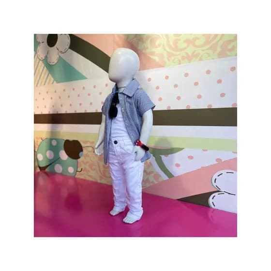 Conjunto Social Menino - Camisa Social, Calça de Sarja e Suspensório - Conjunto Infantil