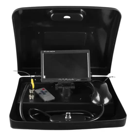 Video Microscópio Zoom 250x Com Monitor e Maleta Análise De Couro Cabeludo Estética Estek