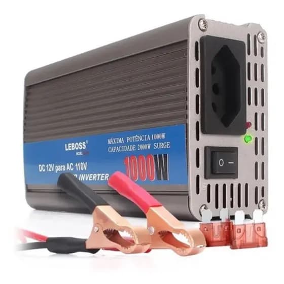 Inversor Tensao 12v para 110v ou 220v 1000w Transformador Lb521 ou LB521A Conversor