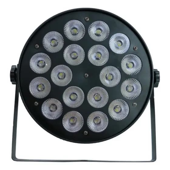 Canhao Refletor Slim Par 80w 18 Leds Rgbw Dmx 4in1