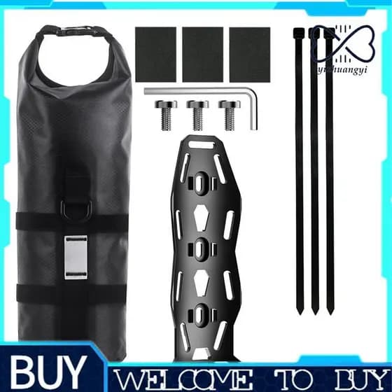 Bolsa Multifuncional Para Garfo Dianteiro , À Prova D'água Exterior De Viagem De Longa Distância Mountain Bike De Estrad